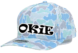 Costal Blue Camo Okie Hat